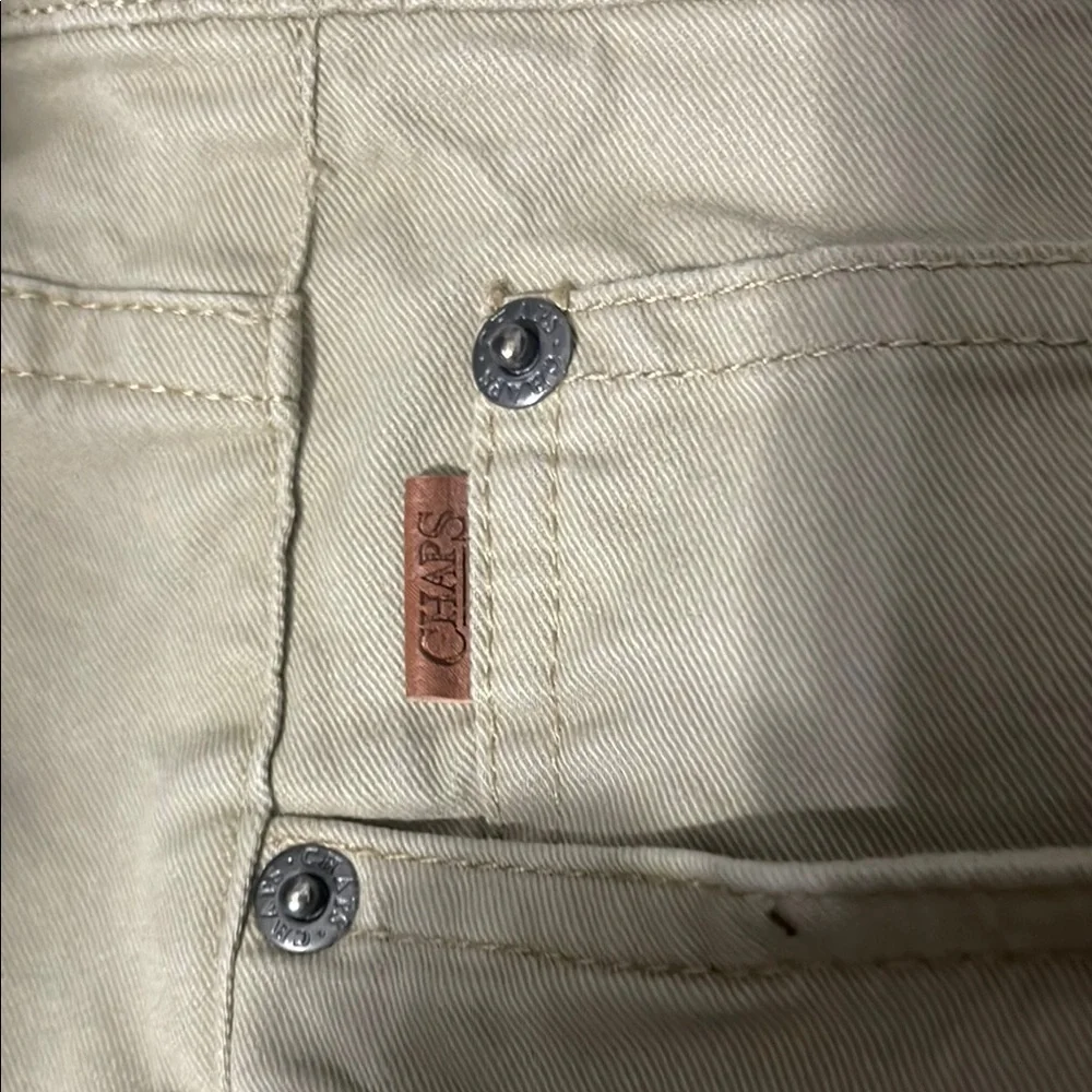 Chaps Men’s Tan Straight Jeans Classic Style